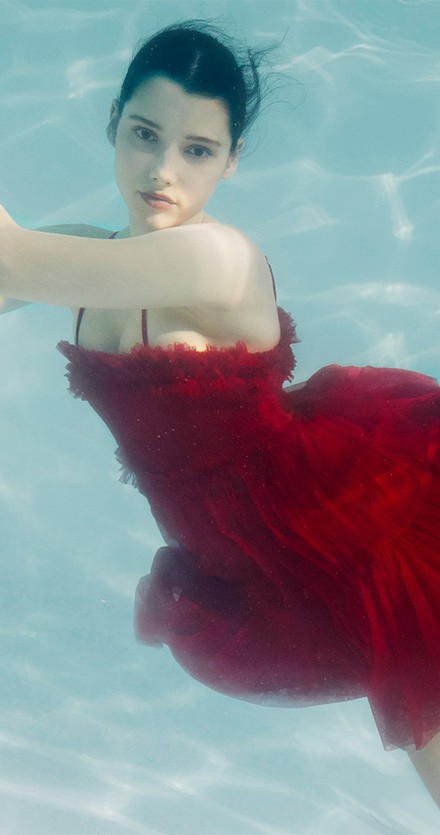 Underwater campaign shiseido